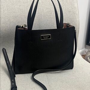 Kate Spade Black Leather Shoulder Bag
